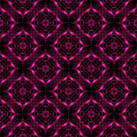 Metallic color regular seamless pattern.  Metal foil with pattern.の写真素材