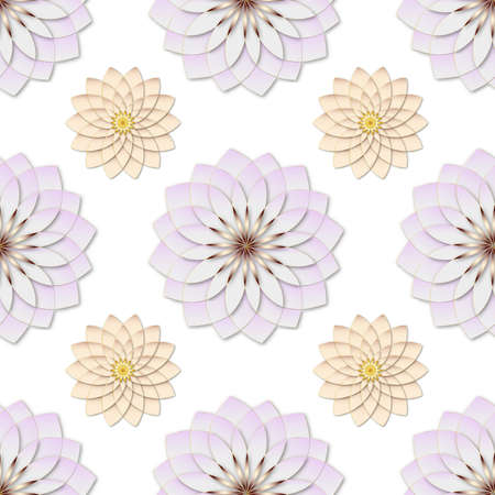 Floral seamless background. Multicolor texture with abstract floral pattern. Repeating design.の写真素材