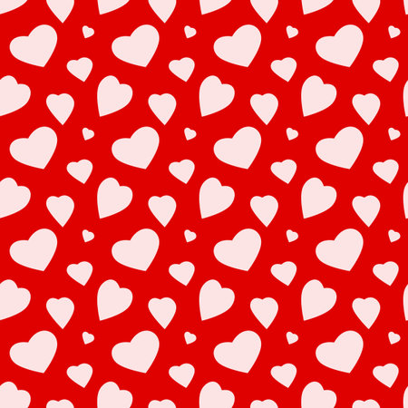Seamless background with red color, with a regular abstract pattern. Regular texture design for...