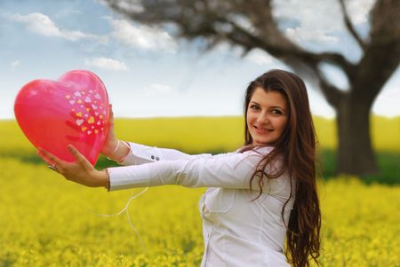 Girl inloveの写真素材