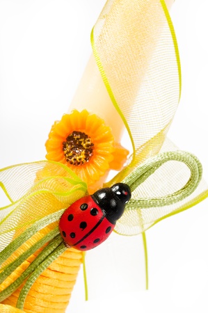 Decoration and ladybugの写真素材