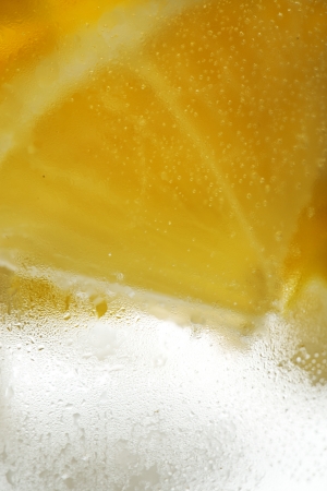 Cocktail in a glass isolated on a white background の写真素材
