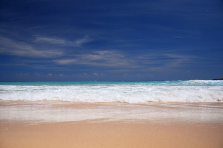 Beautiful, Empty Caribbean Beachの写真素材