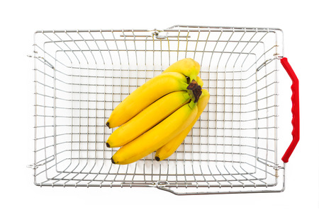 Shopping basket from the topの写真素材