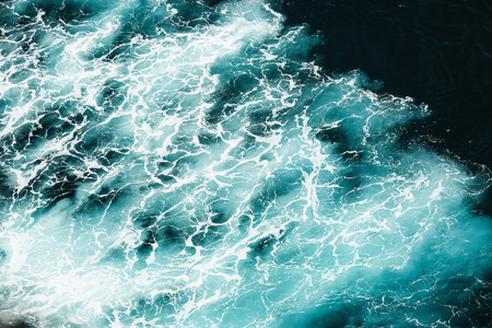 Abstract splash turquoise sea water for background