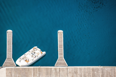 Arial view of Monte Carlo harbour in Monaco. Azur coast.の写真素材