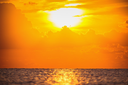 Beautiful landscape. Sunrise over the sea