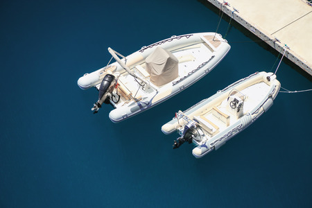 Arial view of Monte Carlo harbour in Monaco. Azur coast.の写真素材