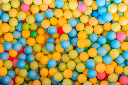 Texture of colorful ballsの写真素材