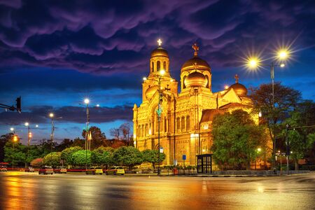 The Cathedral of the Assumption in Varnaの写真素材