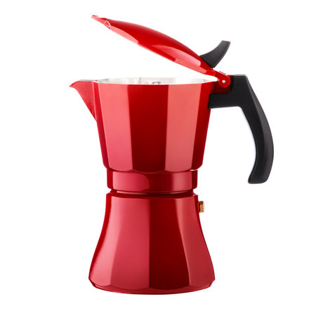 Coffee maker cane, isolated on white with clipping pathの写真素材