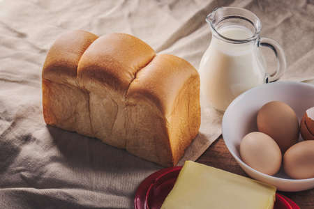 Japanese homemade breadの写真素材