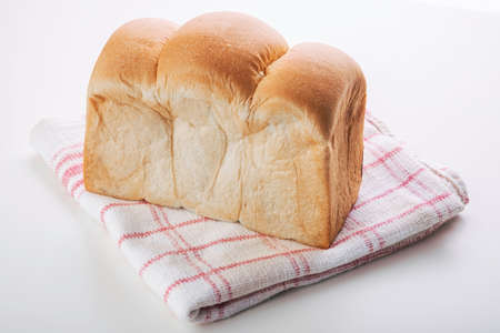 Bread homemade isolated on white background