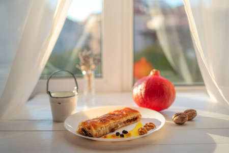 Pumpkine pieの写真素材