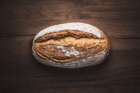 Homemade Crusty Bread oven bakedの写真素材