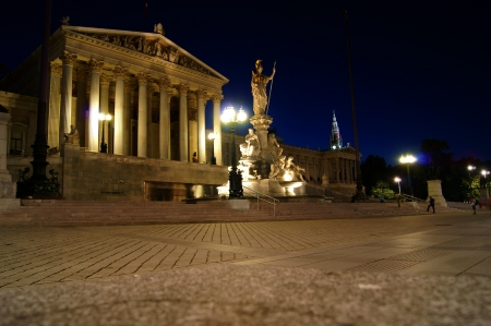 Parliament Building in Vienna, Austriaのeditorial素材