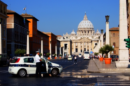 Police on St  Peterのeditorial素材