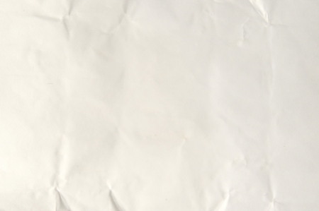 Paper white with wrinkled areasの写真素材
