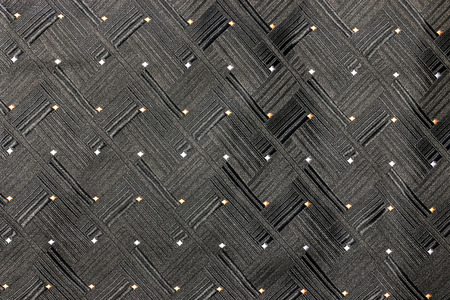 Woven fabric in black with glossy surface
