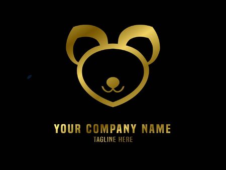 Abstract Logo Vector Gradient Catのイラスト素材