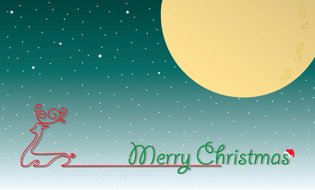 merry christmasのイラスト素材