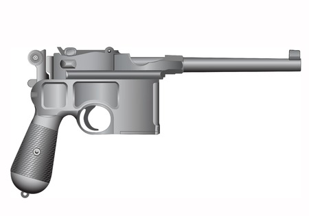 Gun illustrationのイラスト素材