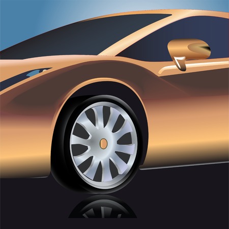 Sport carのイラスト素材