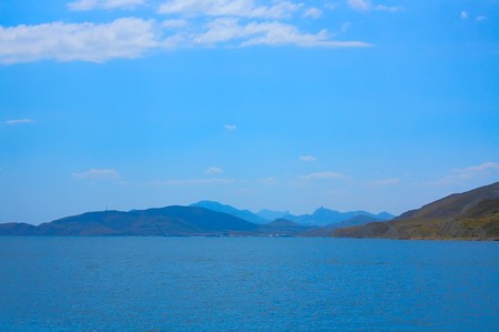 Black Sea coast of Crimea, Ukraineの写真素材