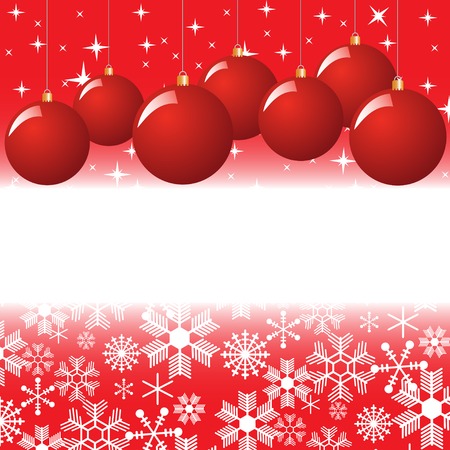 christmas balls with snowflakes. illustrationのイラスト素材