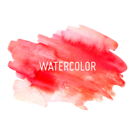 Watercolor background pink red vectorのイラスト素材