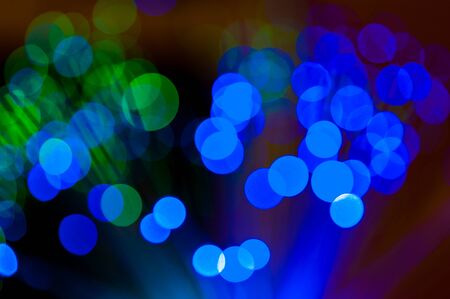 Abstract neon colorful background. Creative bokeh. Selective focus. Template for design. Space for...