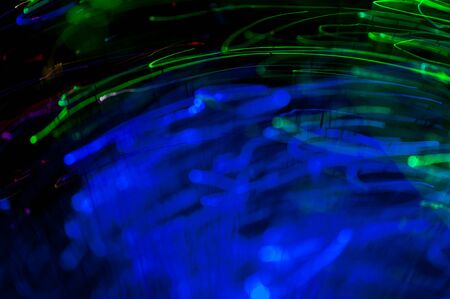 Abstract neon colorful background. Creative bokeh. Selective focus. Template for design. Space for...