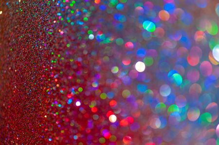 Creative bokeh. Abstract colorful background. Selective focus. Template for design. Space for text.の写真素材