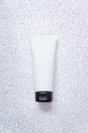Minimalistic mockup cosmetic packaging. Mock-up for branding and label.の写真素材