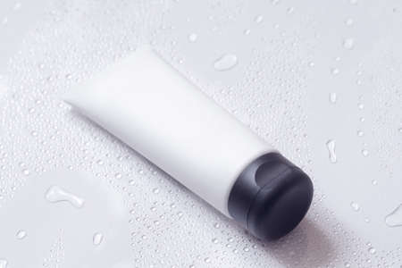 Minimalistic mockup cosmetic packaging. Mock-up for branding and label.の写真素材