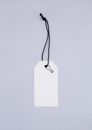Cloth label tag blank mockup
