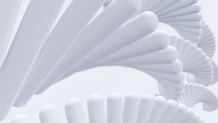 3d-rendering creative shapes conceptual background. Abstract architectural wallpaper.の写真素材