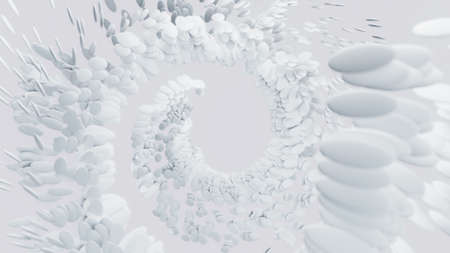 3d-rendering creative shapes conceptual background. Abstract wallpaper.