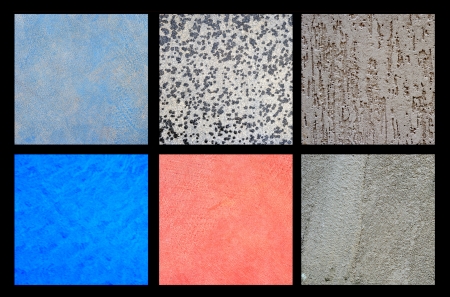 Collection of floor, slab, wall texture backgroundの写真素材