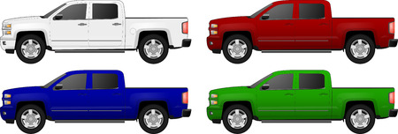 Set of different color car, realistic car models, for web or print, symbol, icon or design can be used in field of motor repairing service, car washing, repair, autoparts, suv model carのイラスト素材