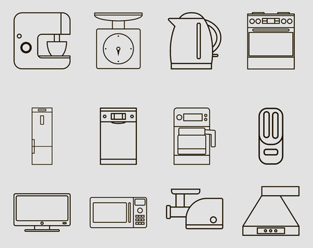 Icon Set, vtctor illustrationのイラスト素材