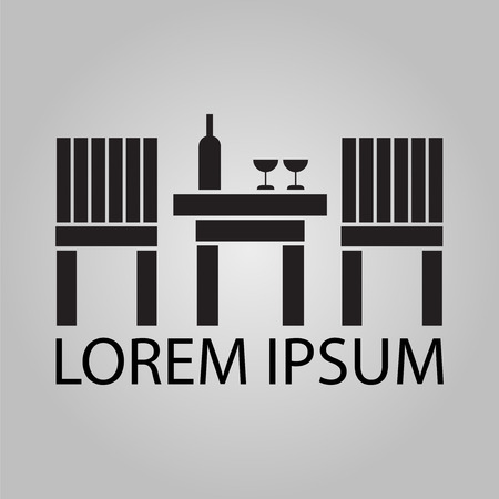 Modern abstract vector logo or element design. Best for identity and logotypes. Simple shape.のイラスト素材