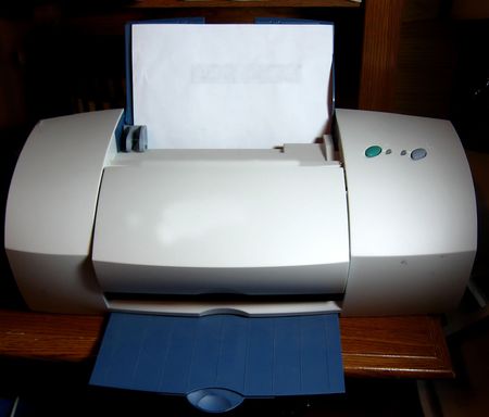 Printer With paper