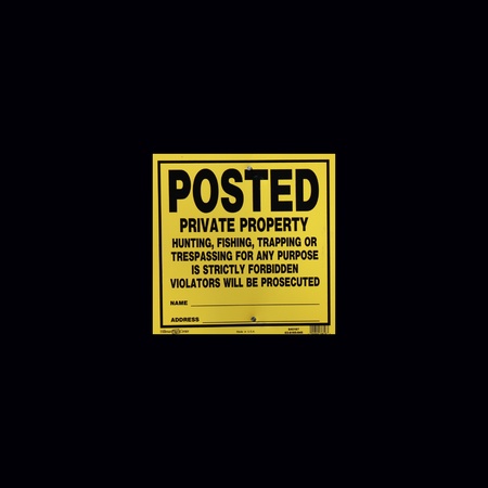 Posted Signの写真素材