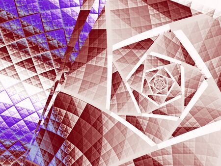Abstract fractal Christmas Patchworkの写真素材