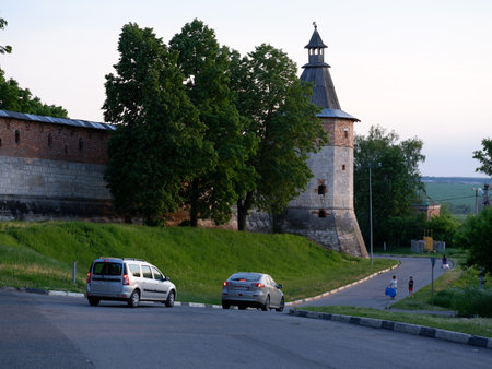 Tower of Pskov Kremlin, Pskov, Russia