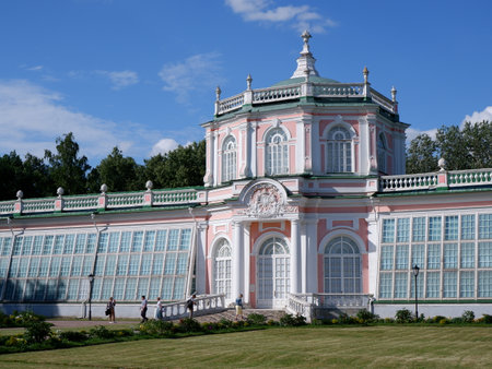 Catherine Palace in Tsarskoye Seloのeditorial素材