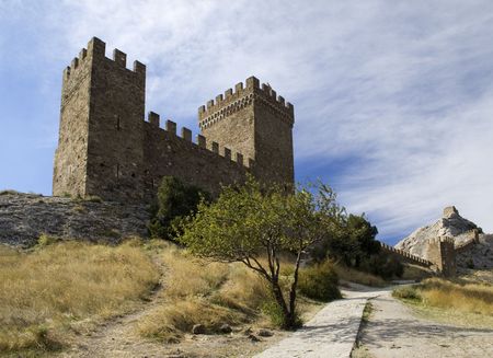 stronghold uphillの写真素材