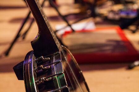 Closeup picture taken at a storytelling and folk music festival in Quebec, Canada