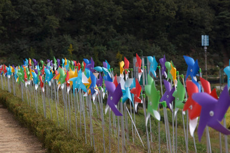 Pinwheels in the park